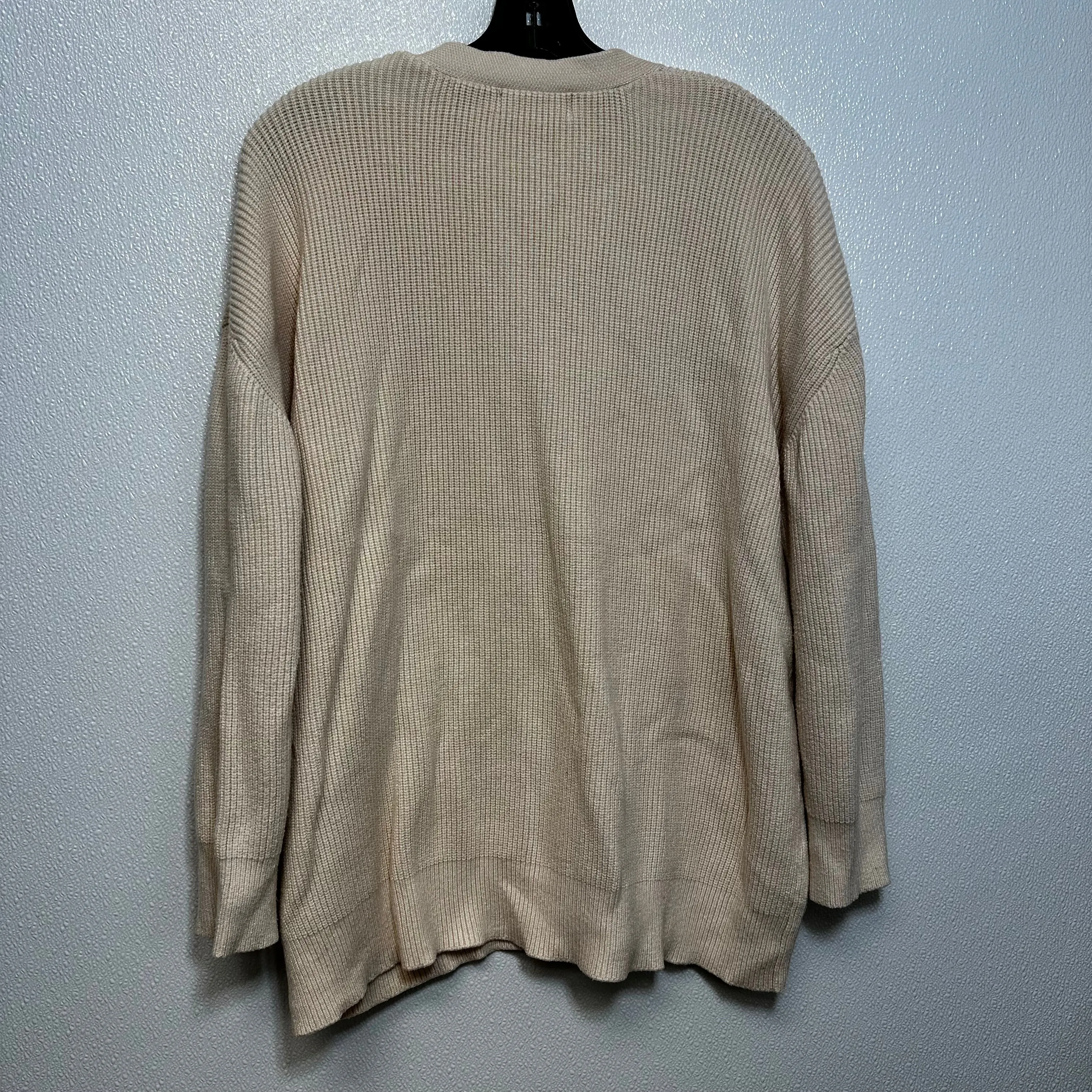 Cream Cardigan Clothes Mentor, Size M