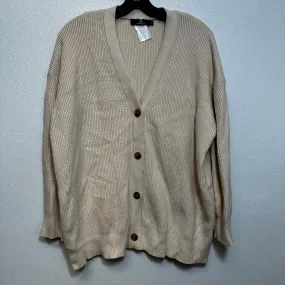 Cream Cardigan Clothes Mentor, Size M