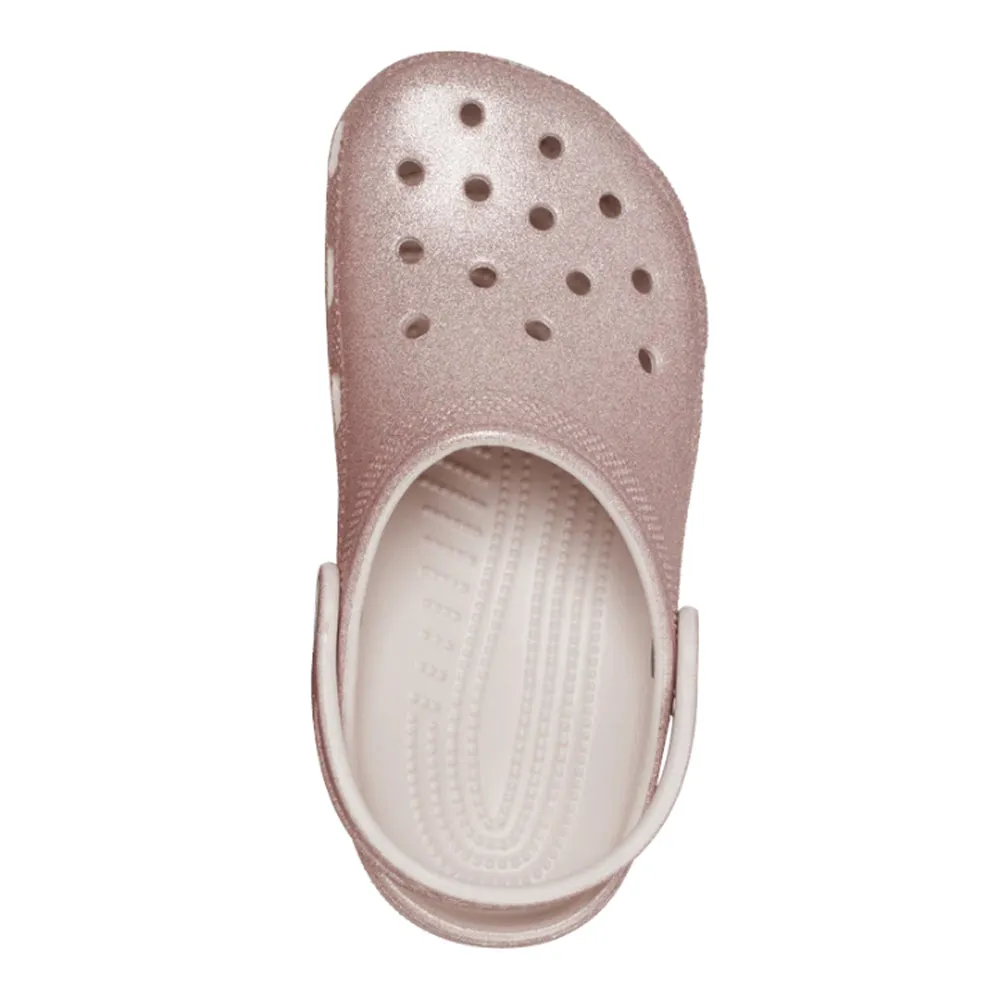 Crocs Sandalias para Niñas 206992 Classic Glitter Clog K