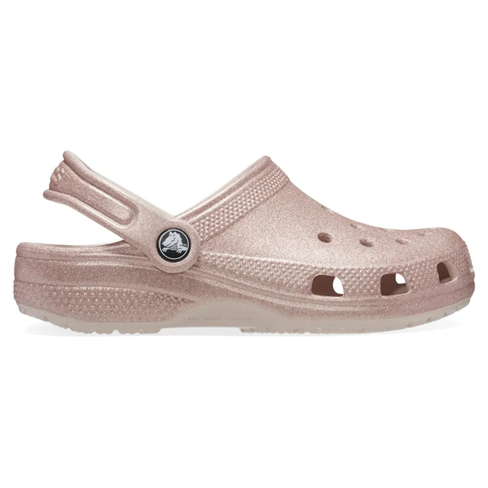 Crocs Sandalias para Niñas 206992 Classic Glitter Clog K