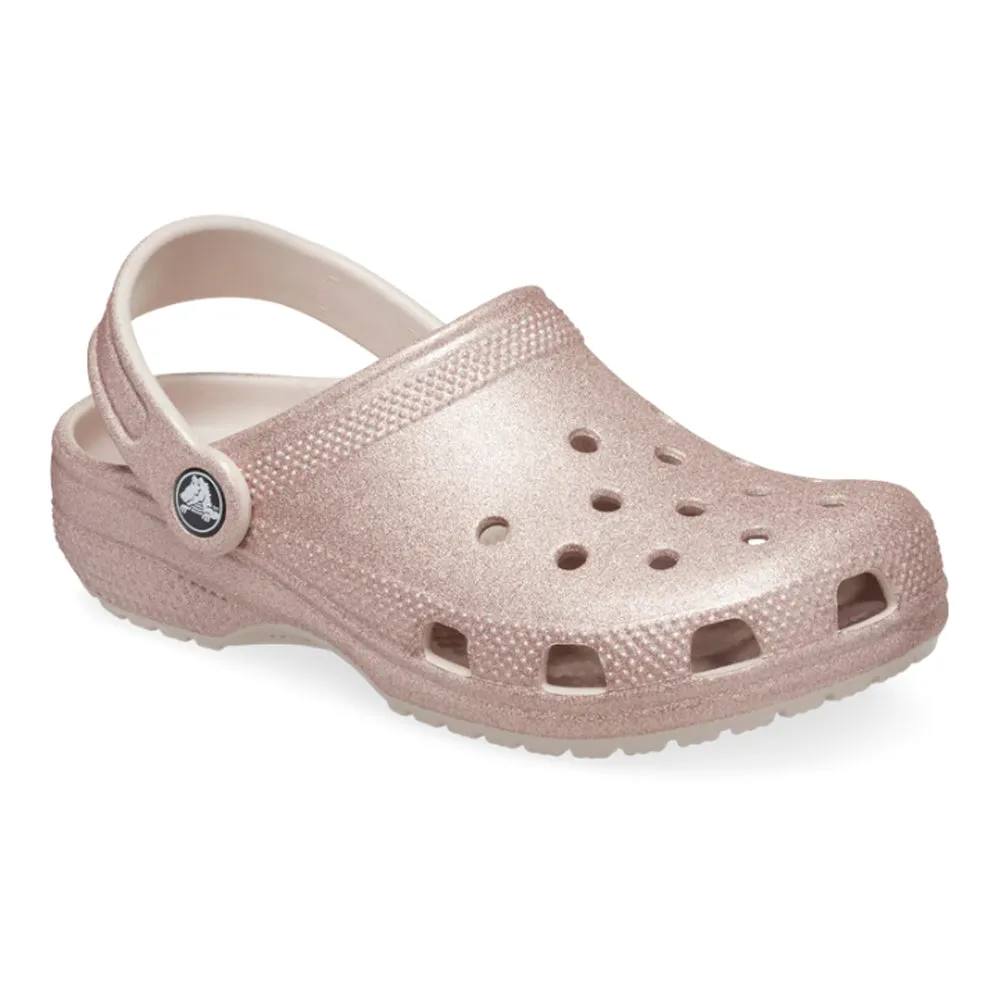 Crocs Sandalias para Niñas 206992 Classic Glitter Clog K