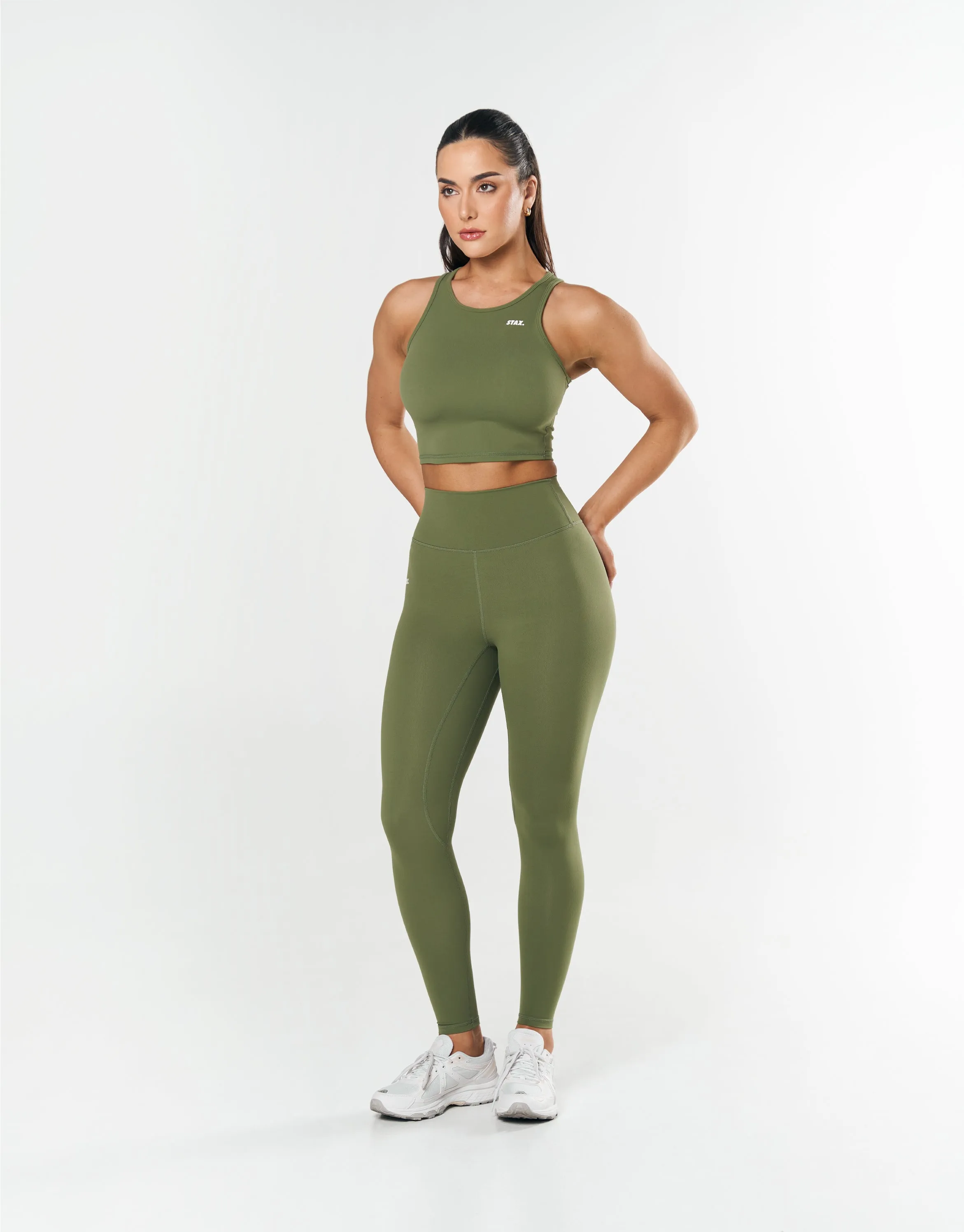 Cropped Tank NANDEX ™ - Khaki