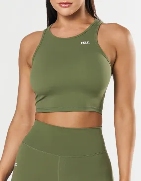 Cropped Tank NANDEX ™ - Khaki