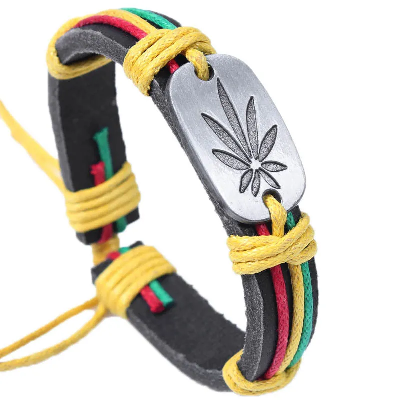 Dank Master Weed Leaf Bracelet