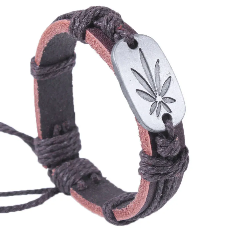 Dank Master Weed Leaf Bracelet