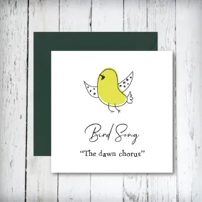 Dawn Chorus Greetings Card