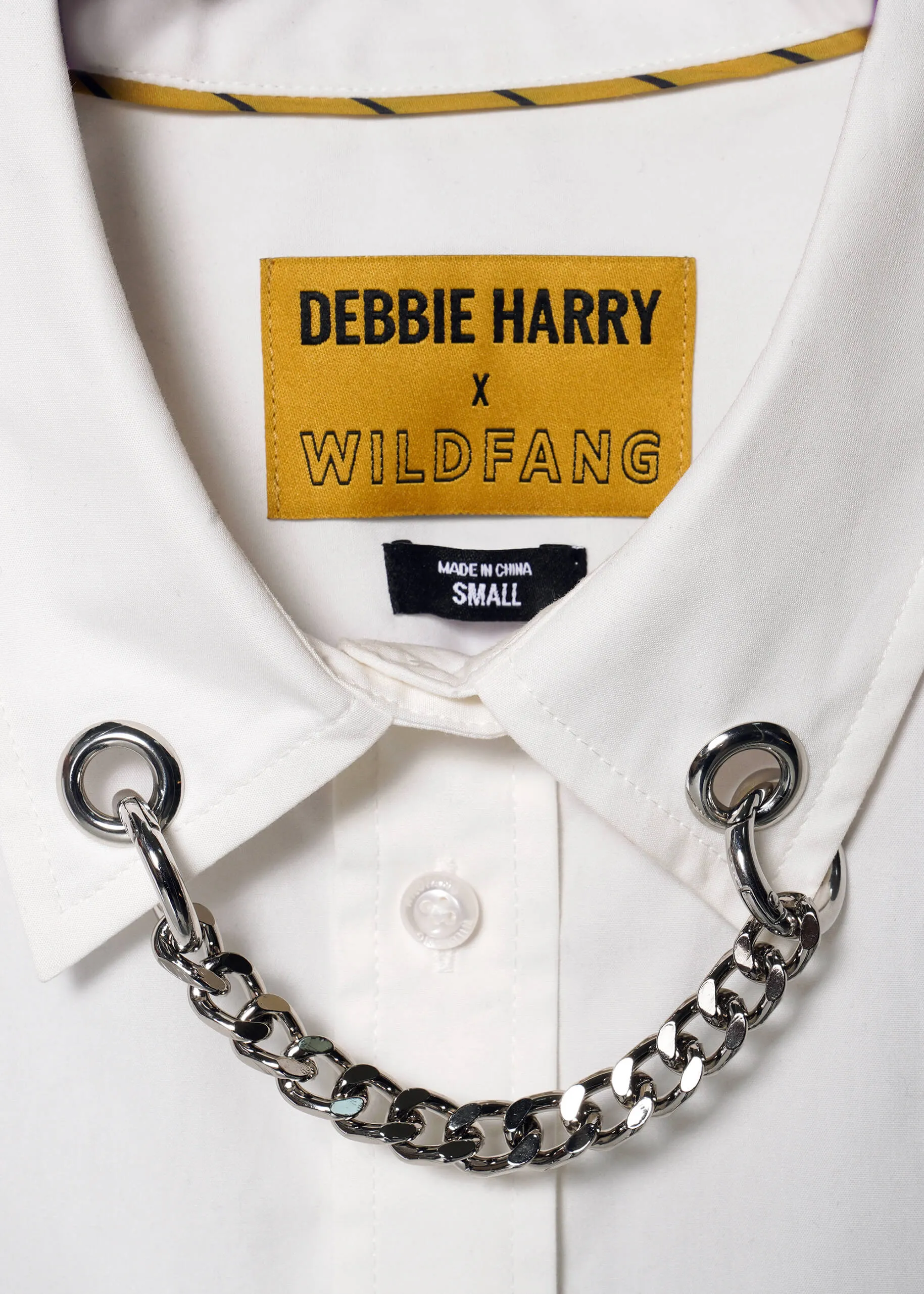 Debbie Harry X Wildfang Long Sleeve Button Up