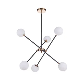 Dot Six Light Chandelier - Large