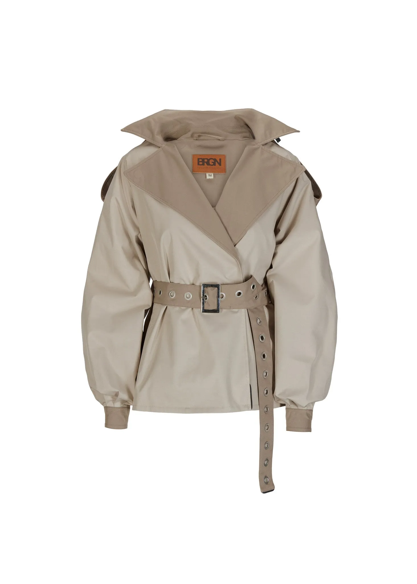 Duskregn Short Trench Coat - Sand