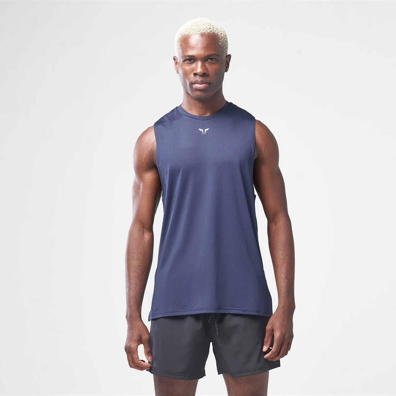 Essential Gym Tank- Navy