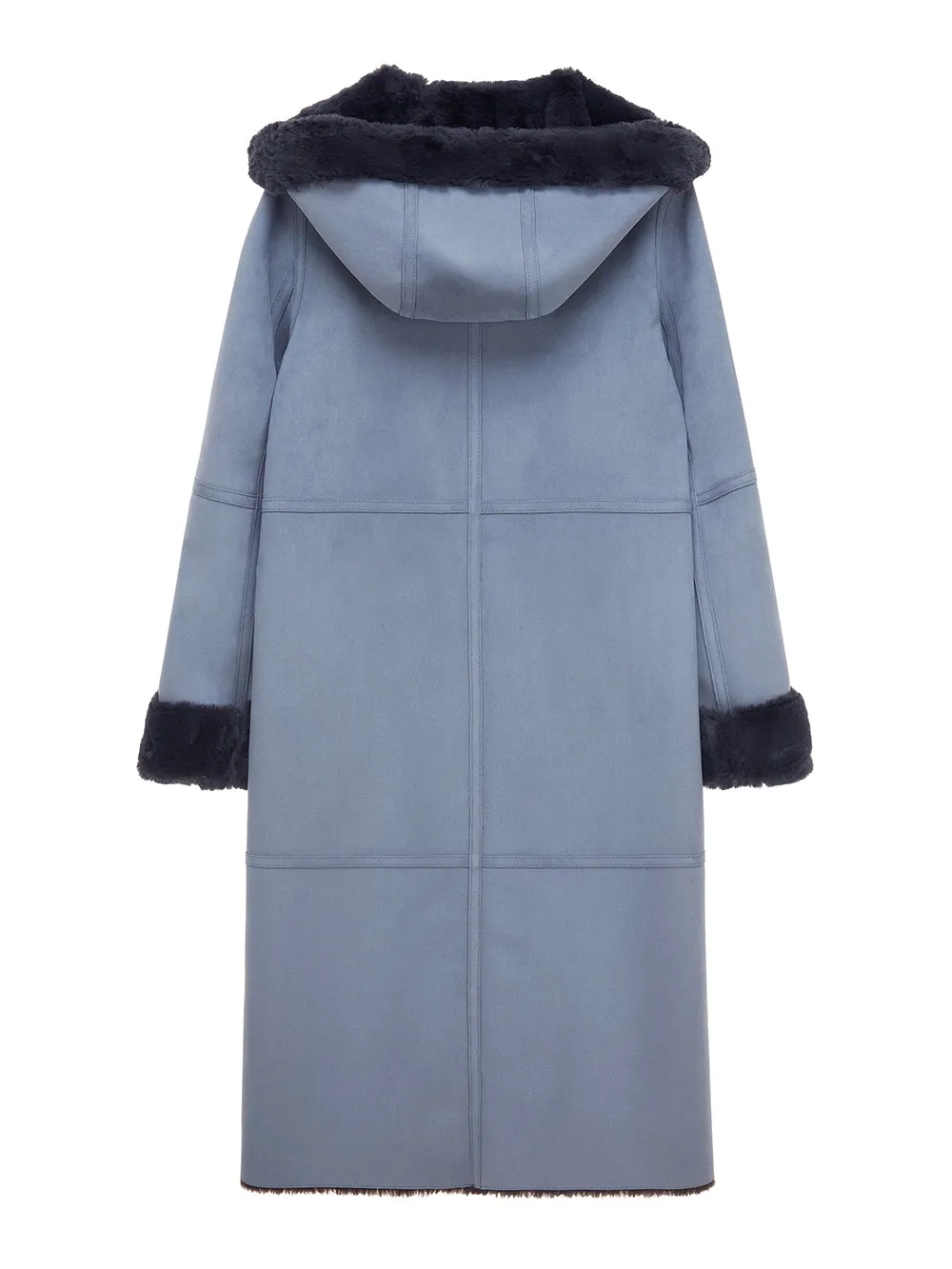 FAUX FUR LOMPER HOODED COAT