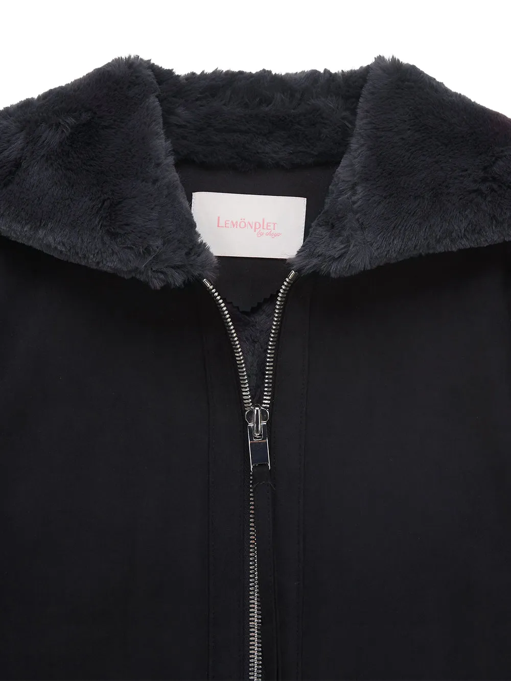 FAUX FUR LOMPER HOODED COAT