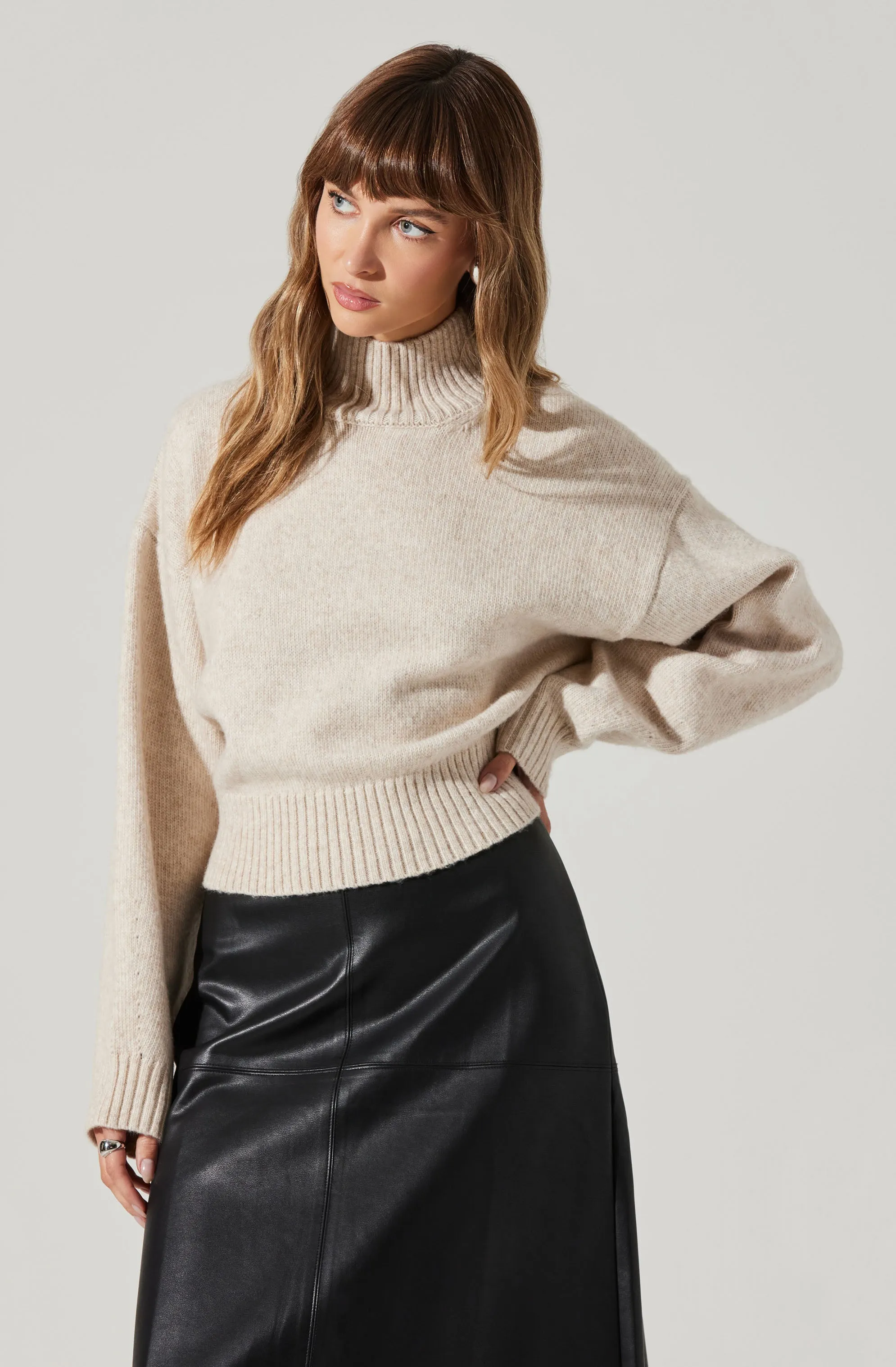 Fiala Mock Neck Sweater