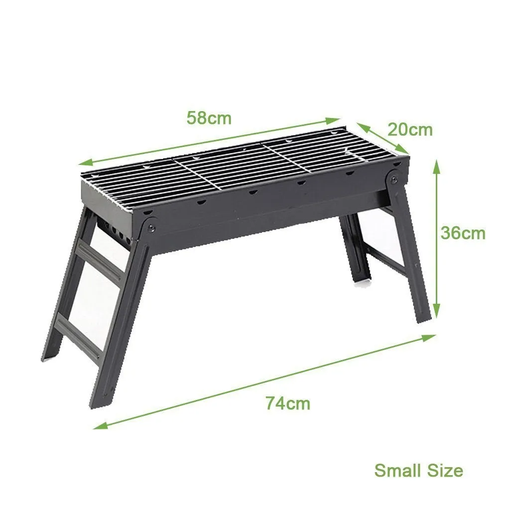 Foldable Portable BBQ Charcoal Grill Barbecue Camping Hibachi Picnic Large