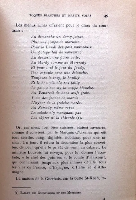 (French - Paris) Bodet, R. Toques Blanches et Habits Noirs: L’Hotel et le Restaurant Autrefois et Aujourh’hui.