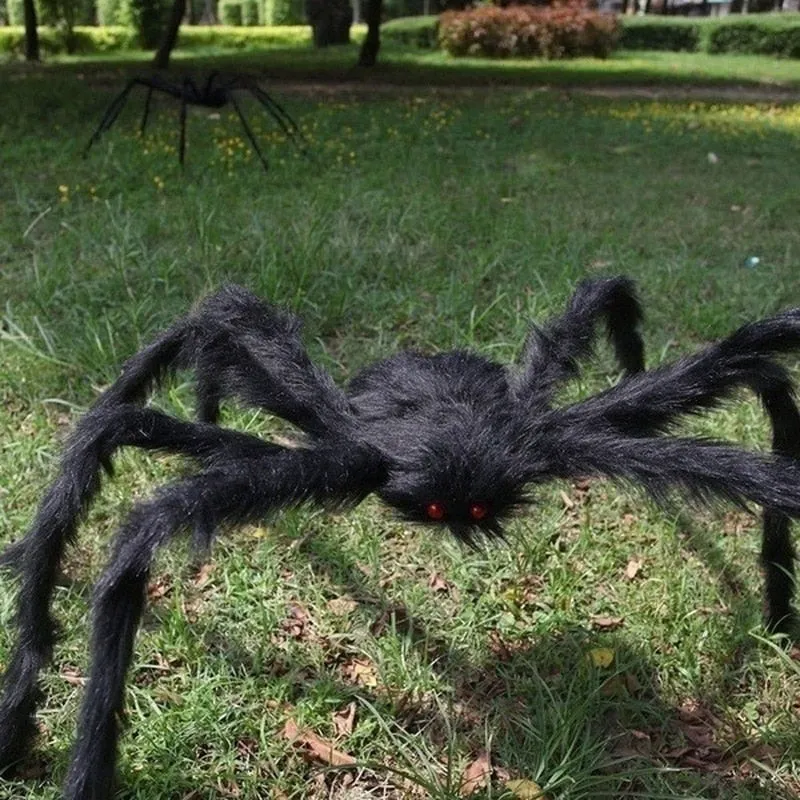 Giant Black Spider Halloween Decoration