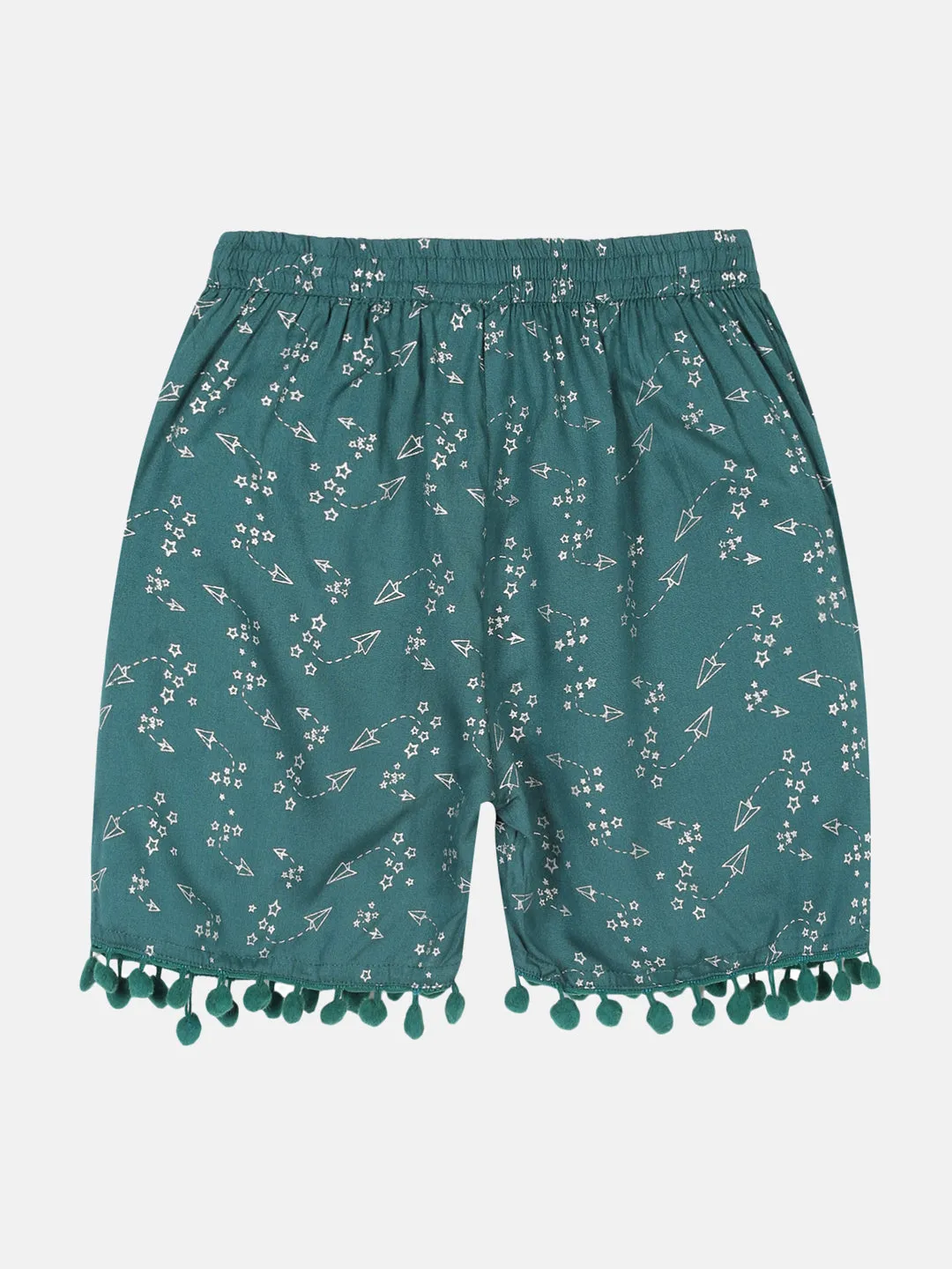 Girls AOP Print Shorts