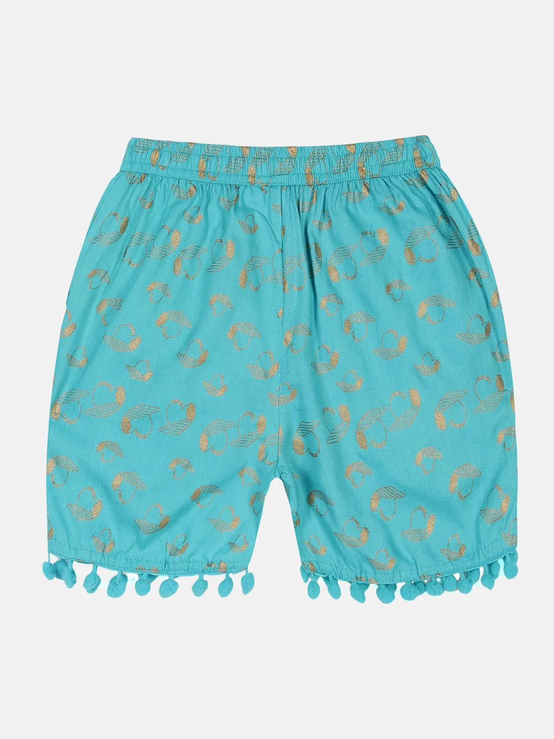 Girls AOP Print Shorts