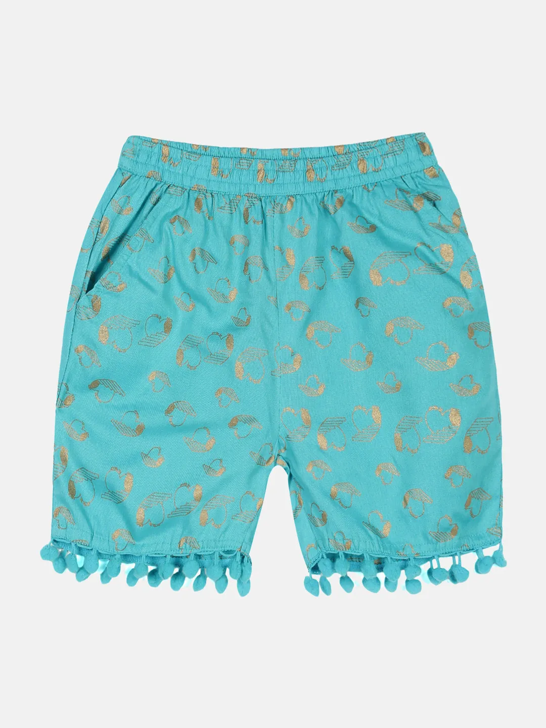 Girls AOP Print Shorts