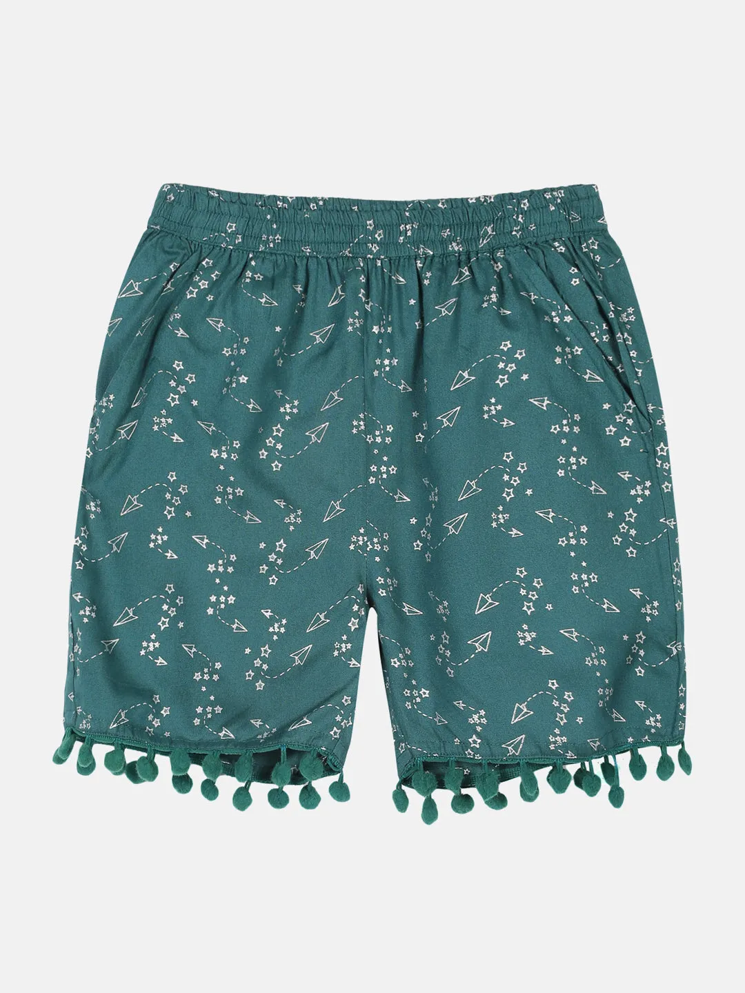 Girls AOP Print Shorts