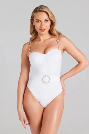 Giselle White Swimsuit