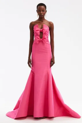 Glam Aura Strapless Maxi Dress