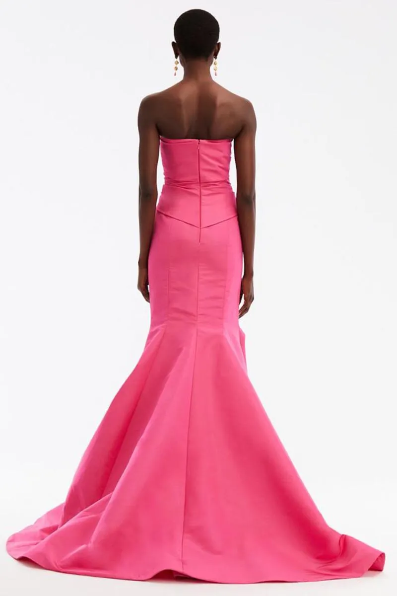 Glam Aura Strapless Maxi Dress