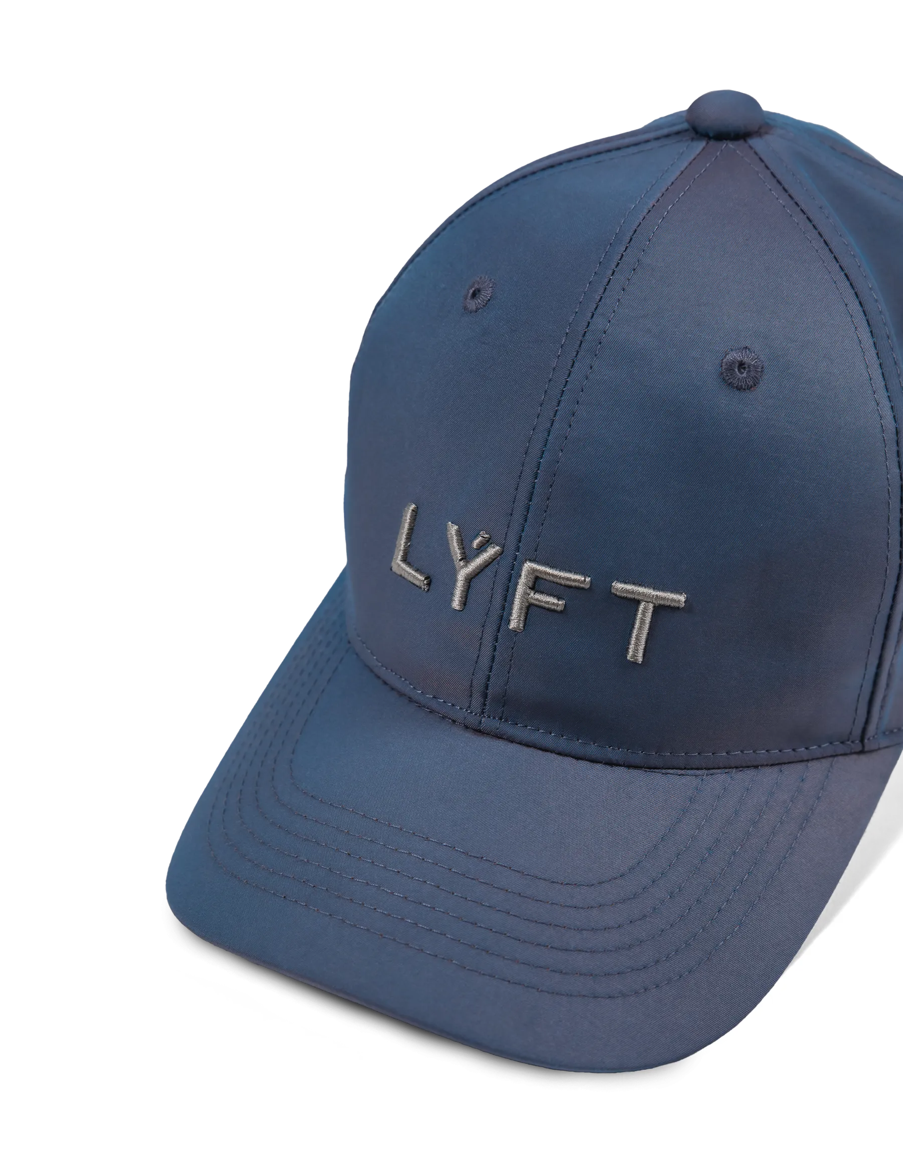 Glossy Nylon Cap - Blue