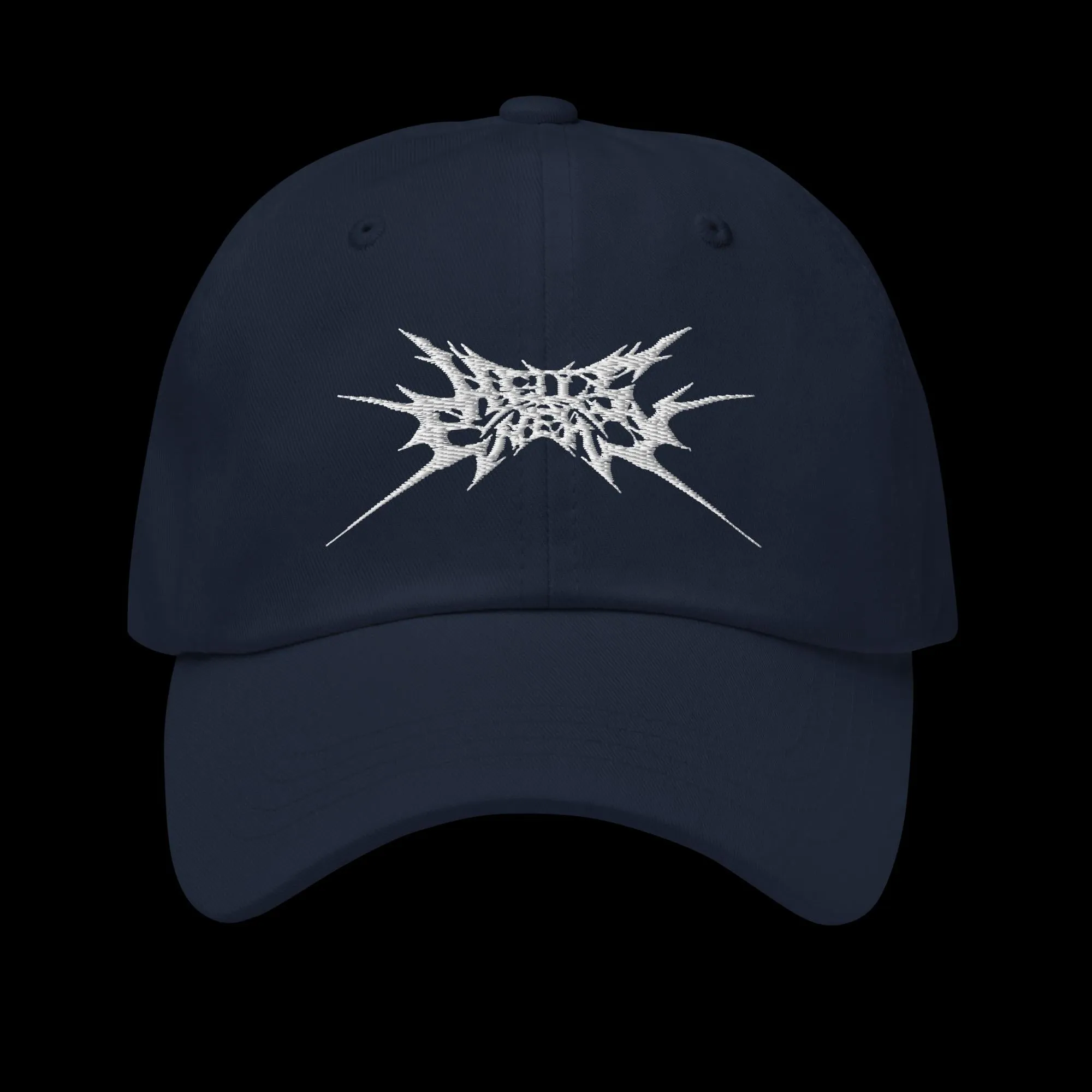 Hell's Enemy Dad Hat [New Logo - White Version]