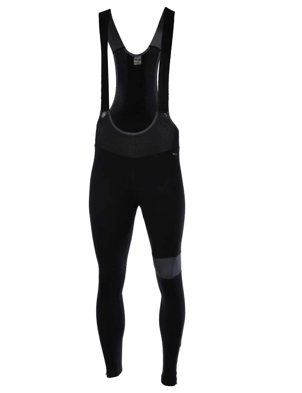 Herren Thermo Fahrradhose Lang Trägerhose Pro Team II Schwarz-Grau Setprodukt