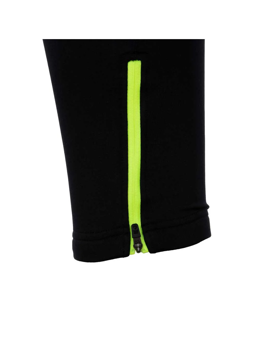 Herren Thermo Fahrradhose Lang Trägerhose Pro Team II  Schwarz-Neon Setprodukt