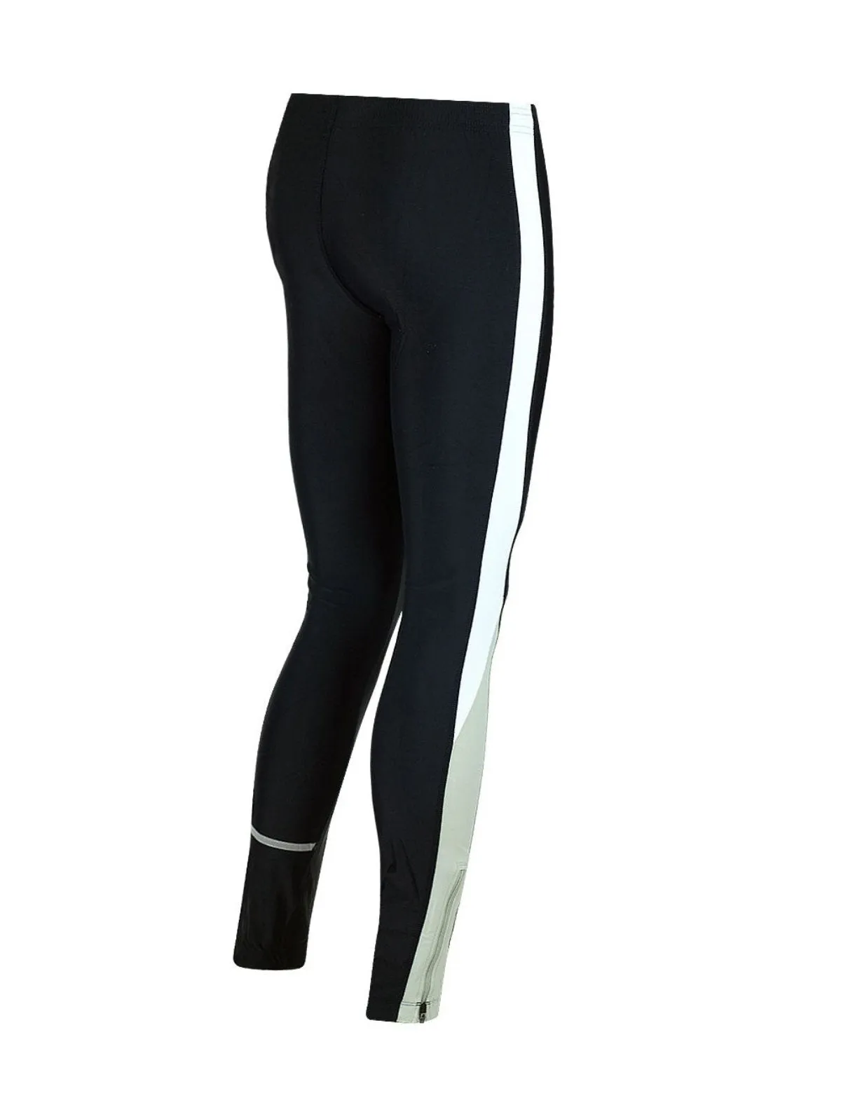 Herren Thermo Laufhose Tight Lang Schwarz