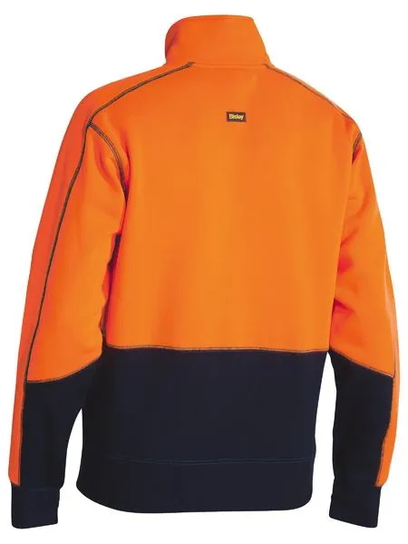 HI VIS FLEECE TWO TONE PULLOVER BK6989