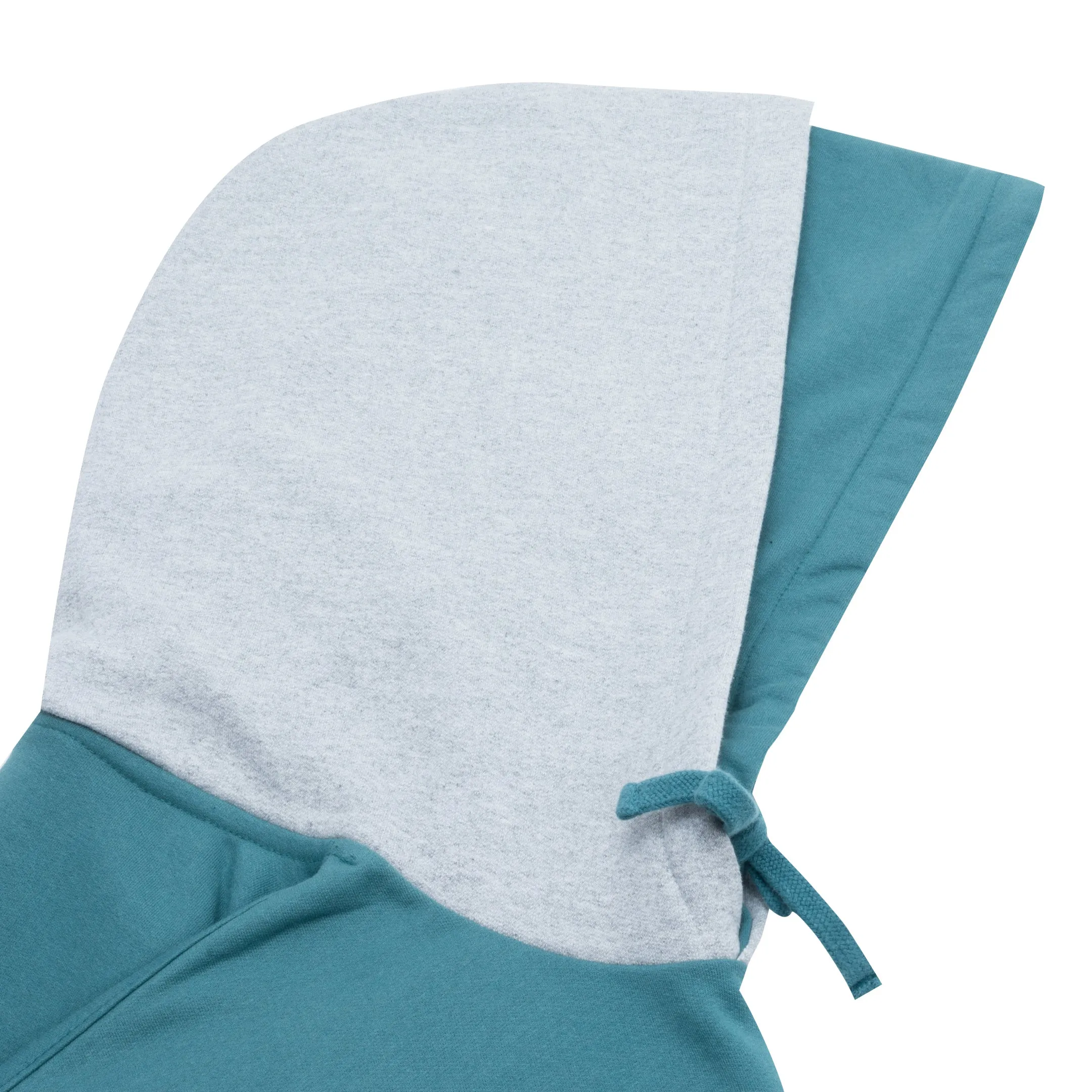 HIGH - Double Hooded Pullover "Oil Blue"