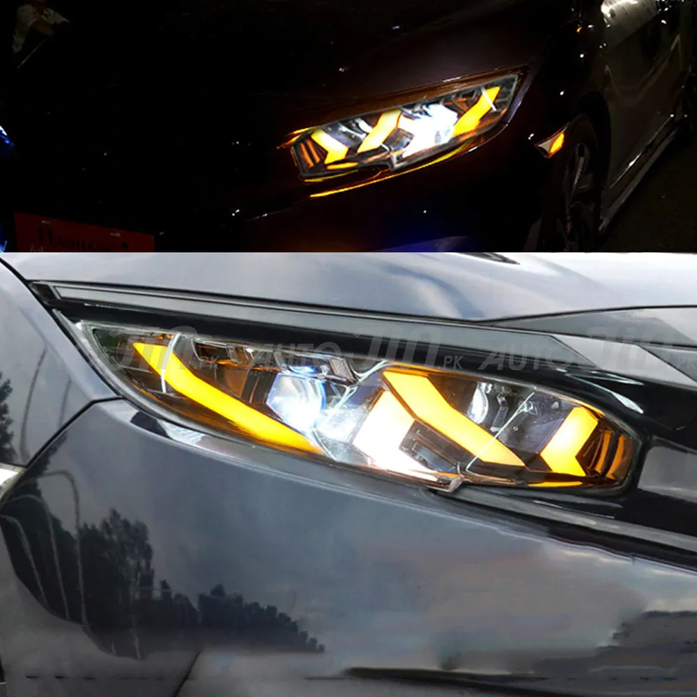 Honda Civic 2016-21 Lamborghini Style Headlight