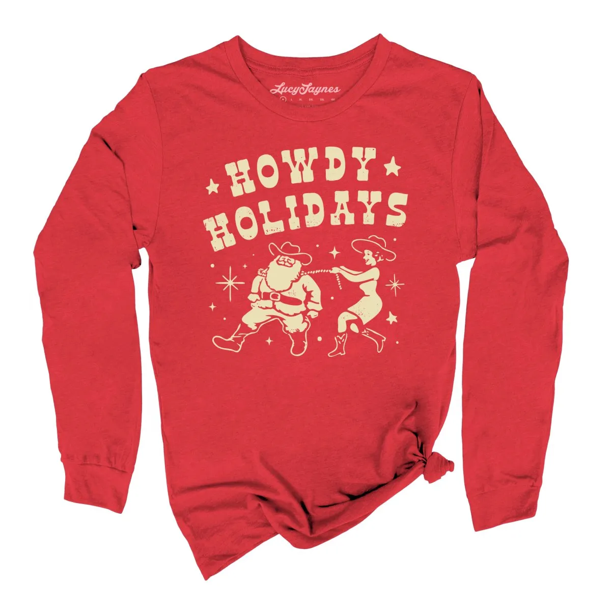 Howdy Holidays Long Sleeve Tee