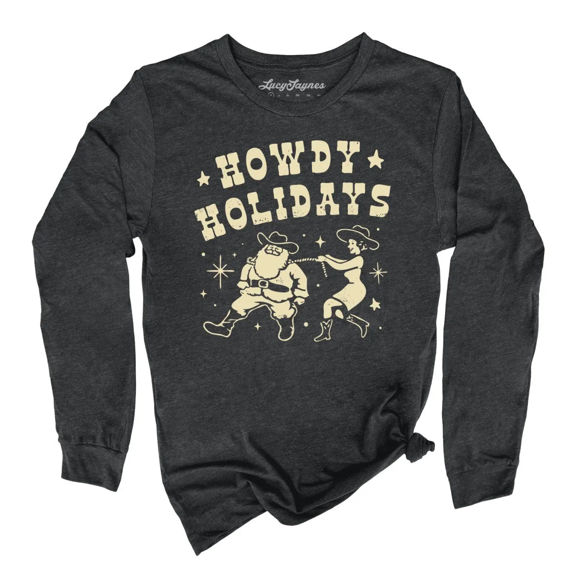 Howdy Holidays Long Sleeve Tee