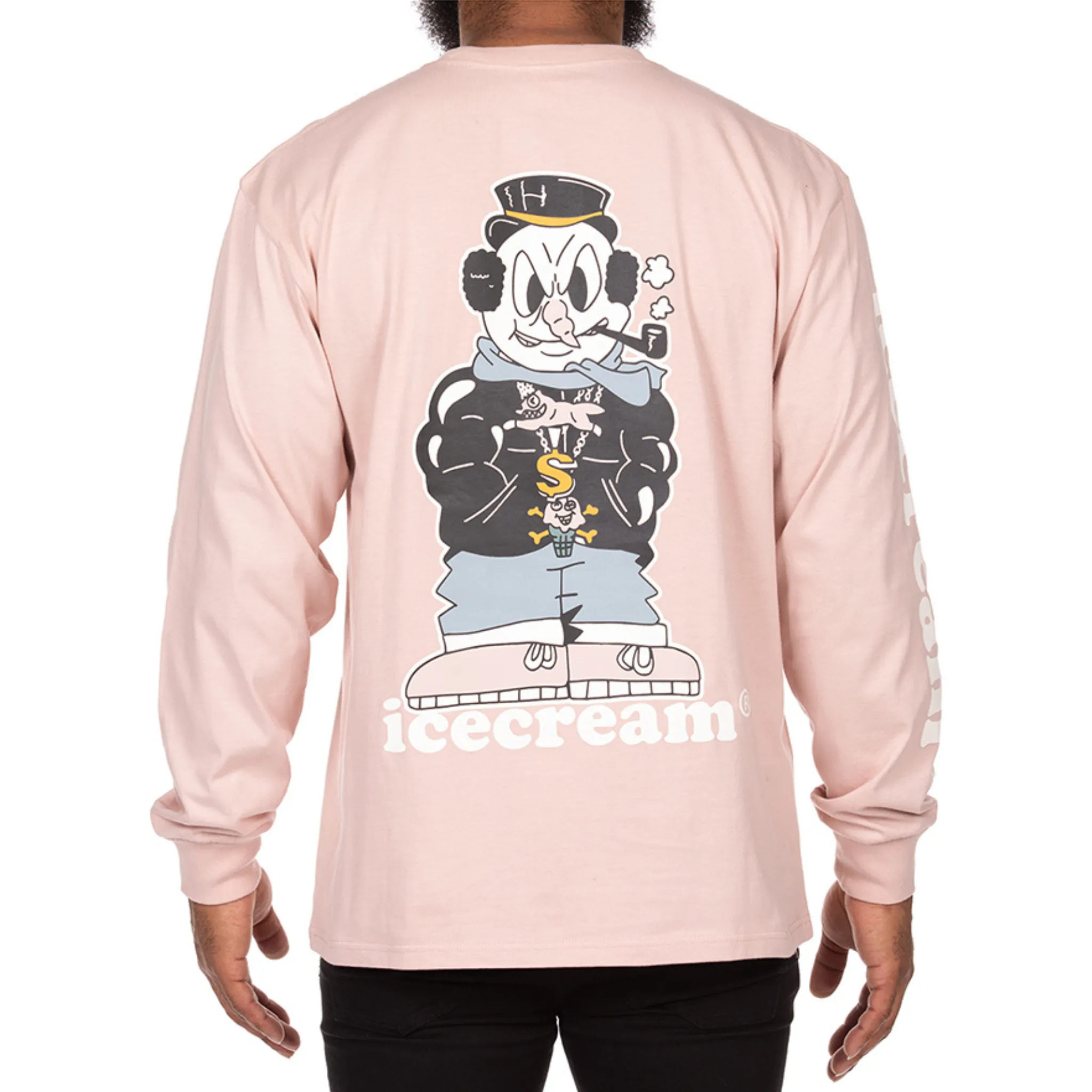 Icecream No Flakes Longsleeve Knit (Rose Smoke)