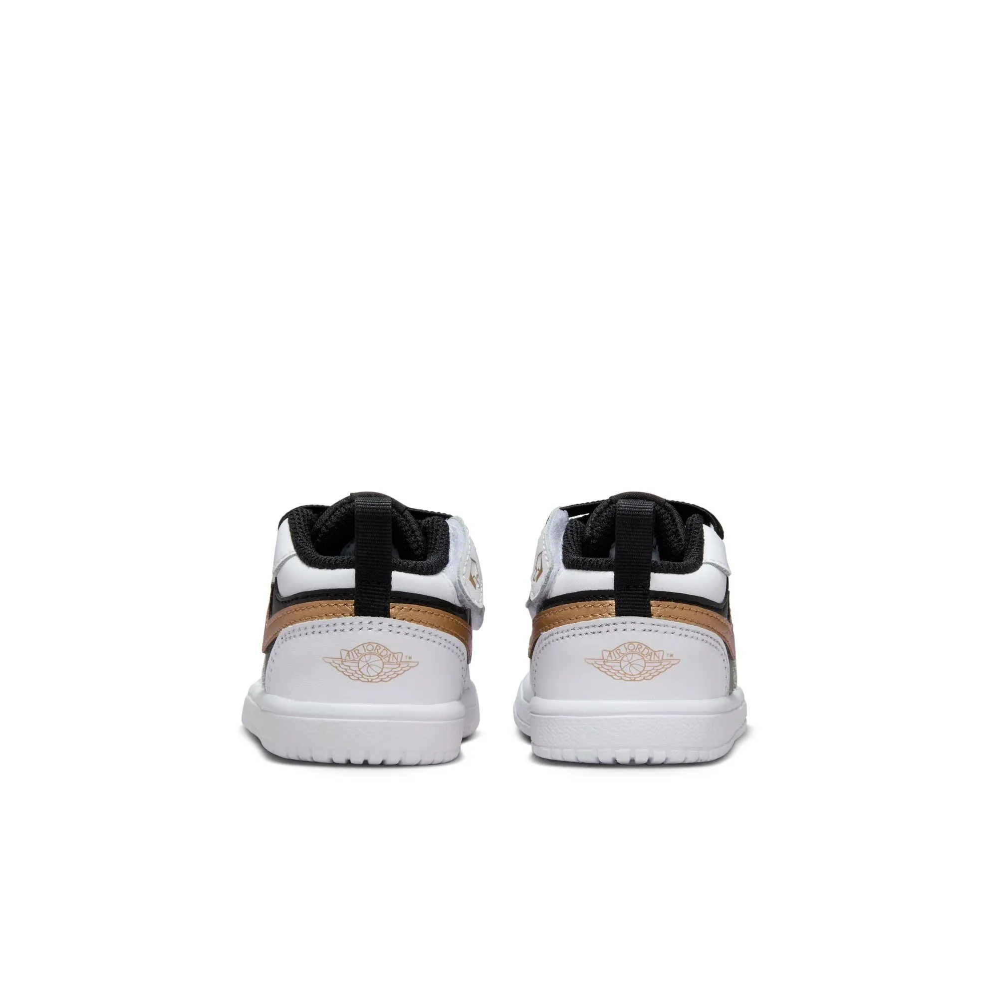 Jordan - Boy - TD Jordan 1 Low Alt - White/Metallic Gold/Black