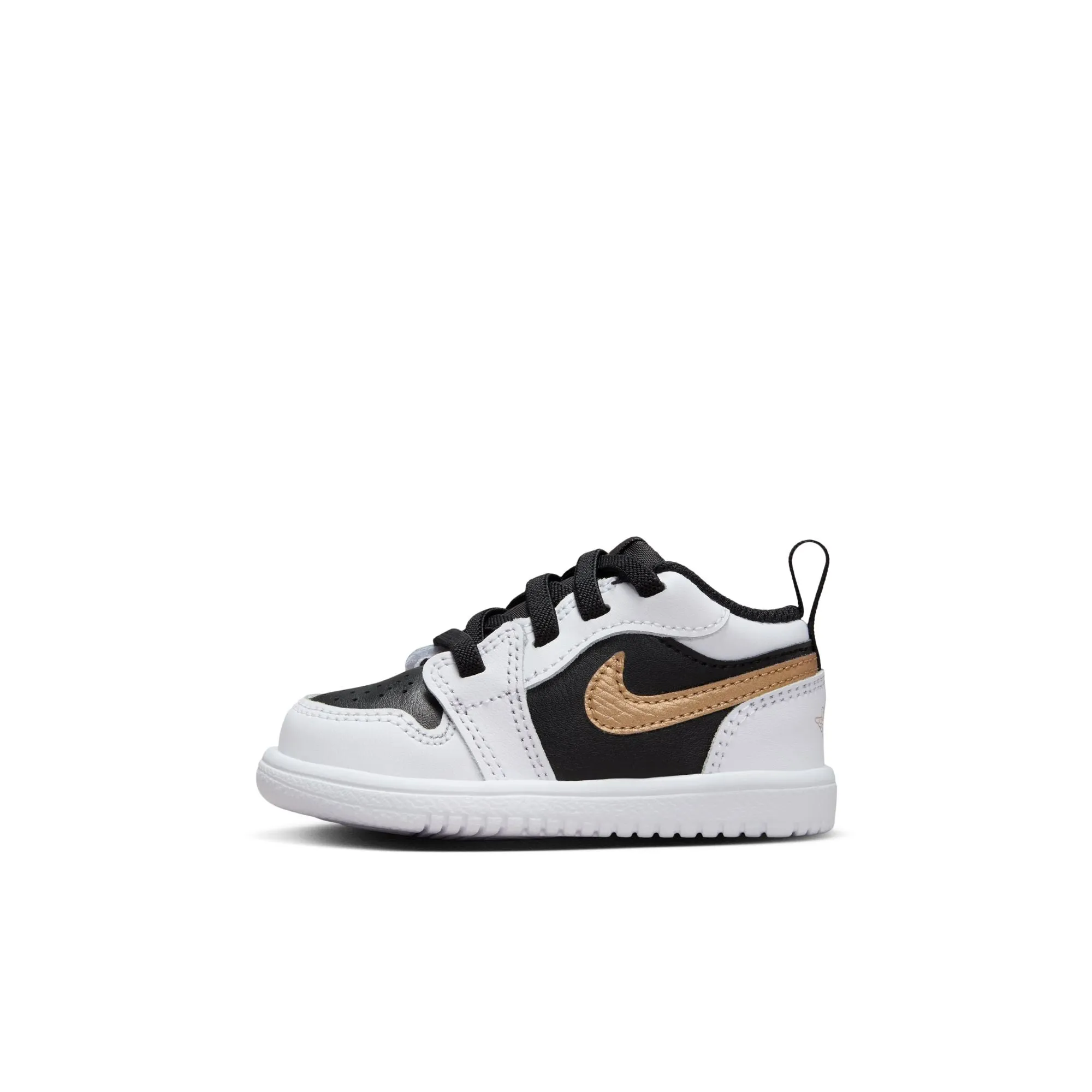 Jordan - Boy - TD Jordan 1 Low Alt - White/Metallic Gold/Black