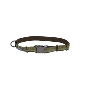 K9 Explorer Reflective Adjustable Dog Collar, Fern Medium