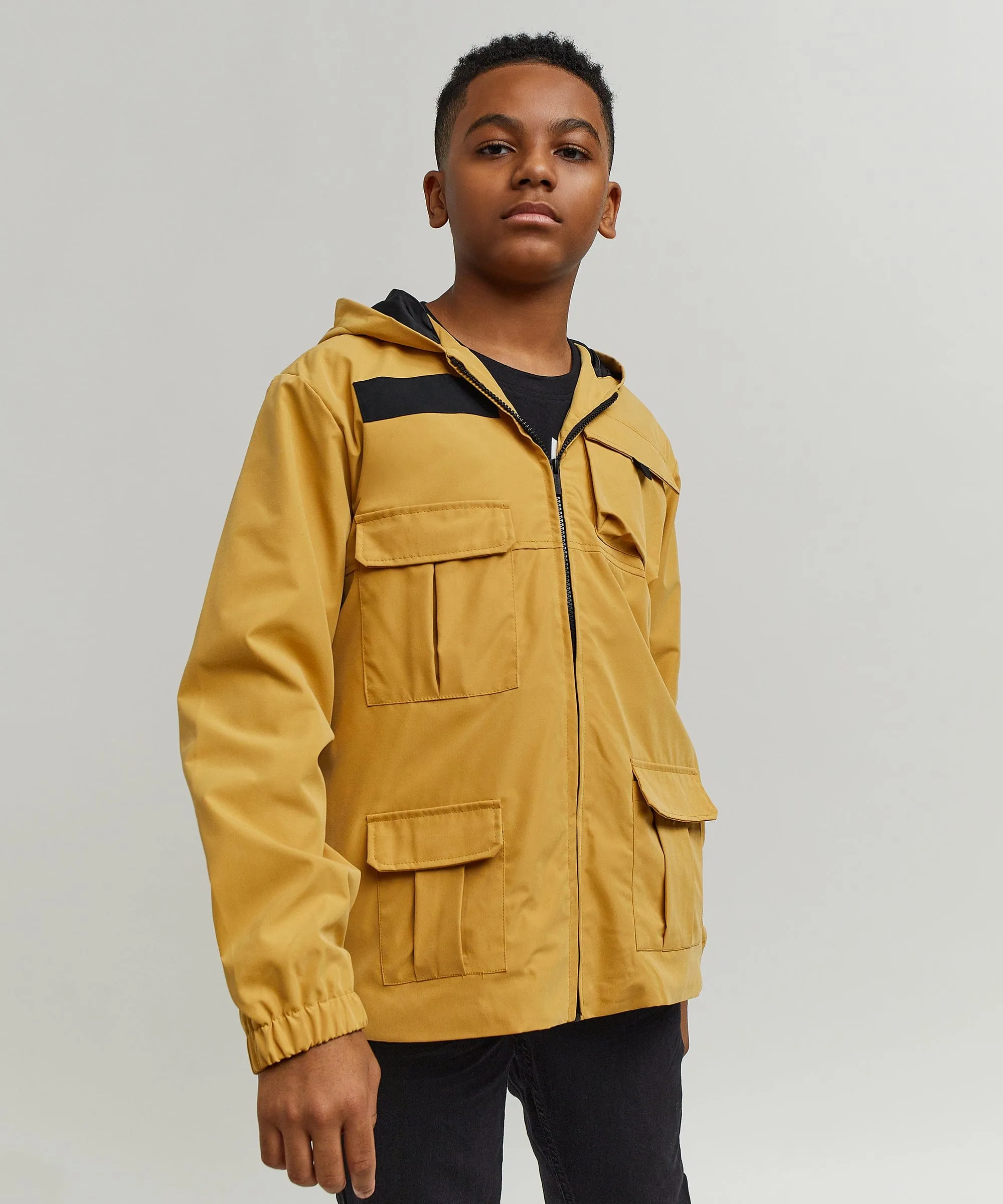 Kids Nylon Cargo Jacket