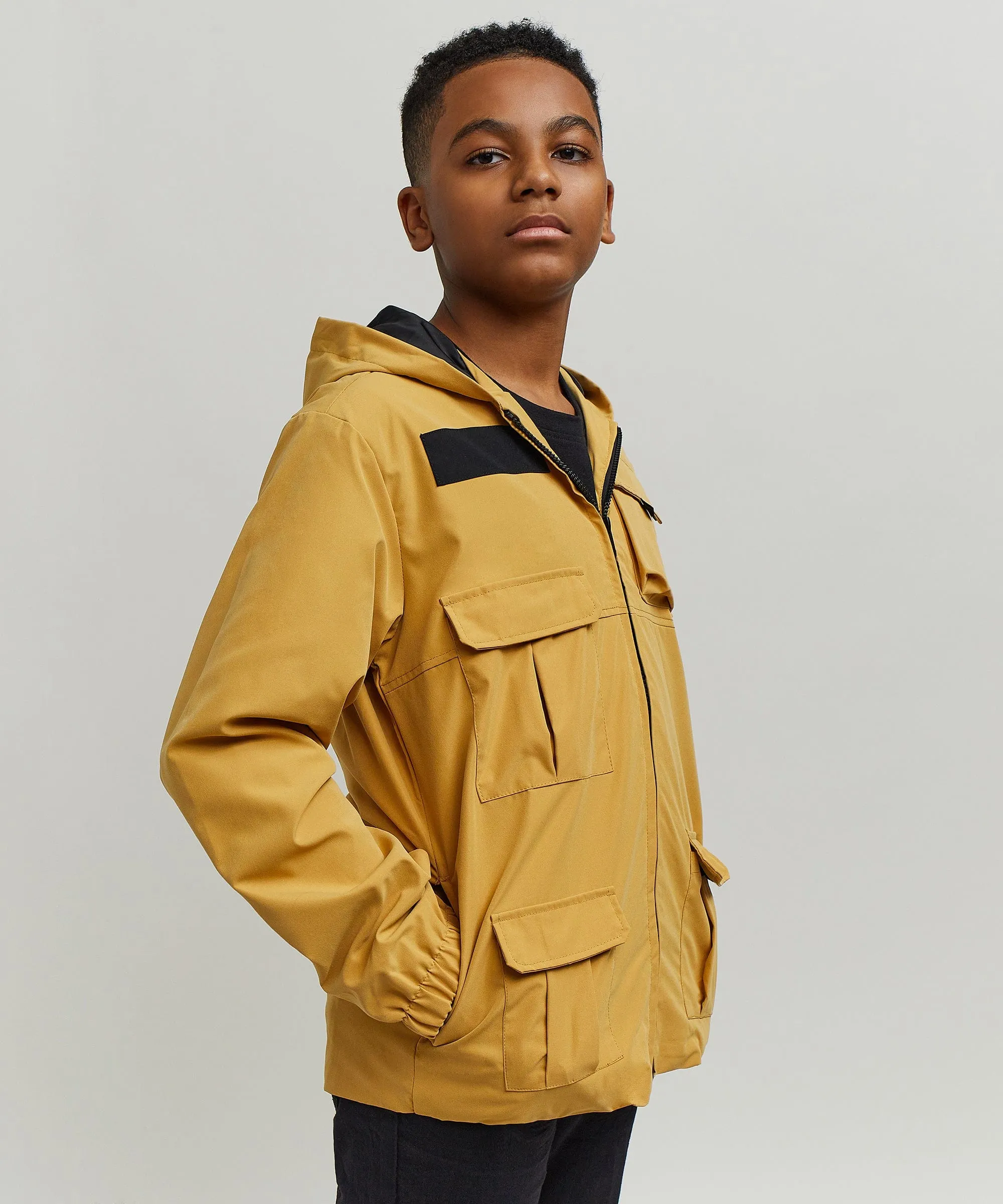 Kids Nylon Cargo Jacket