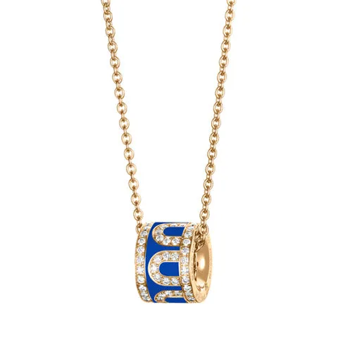 L'Arc de DAVIDOR Bead, 18k Yellow Gold with Lacquered Ceramic and Palais Diamonds