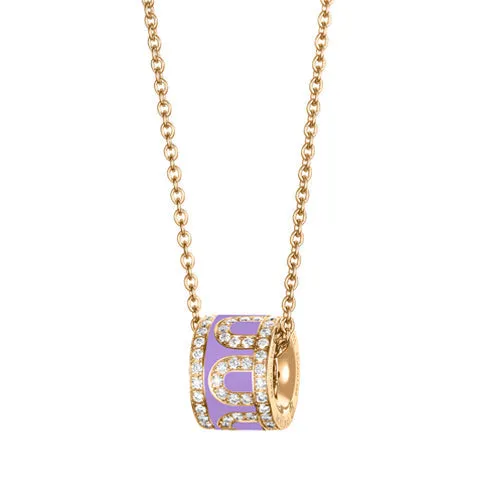 L'Arc de DAVIDOR Bead, 18k Yellow Gold with Lacquered Ceramic and Palais Diamonds