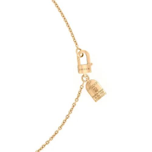 L'Arc de DAVIDOR Bead, 18k Yellow Gold with Lacquered Ceramic and Palais Diamonds