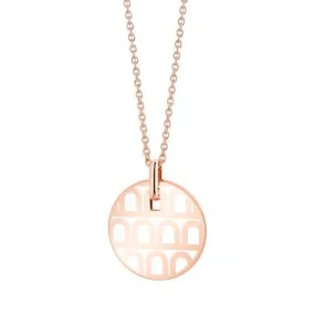 L'Arc de DAVIDOR Pendant PM, 18k Rose Gold with Lacquered Ceramic