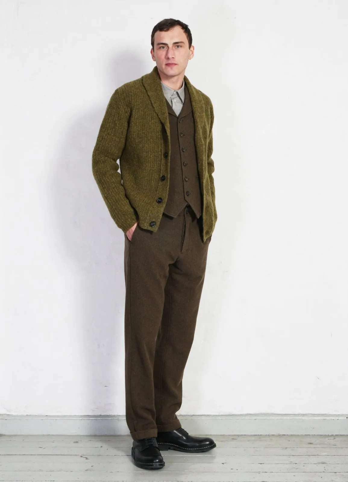 LARSEN | Shawl Collar Cardigan | Garden