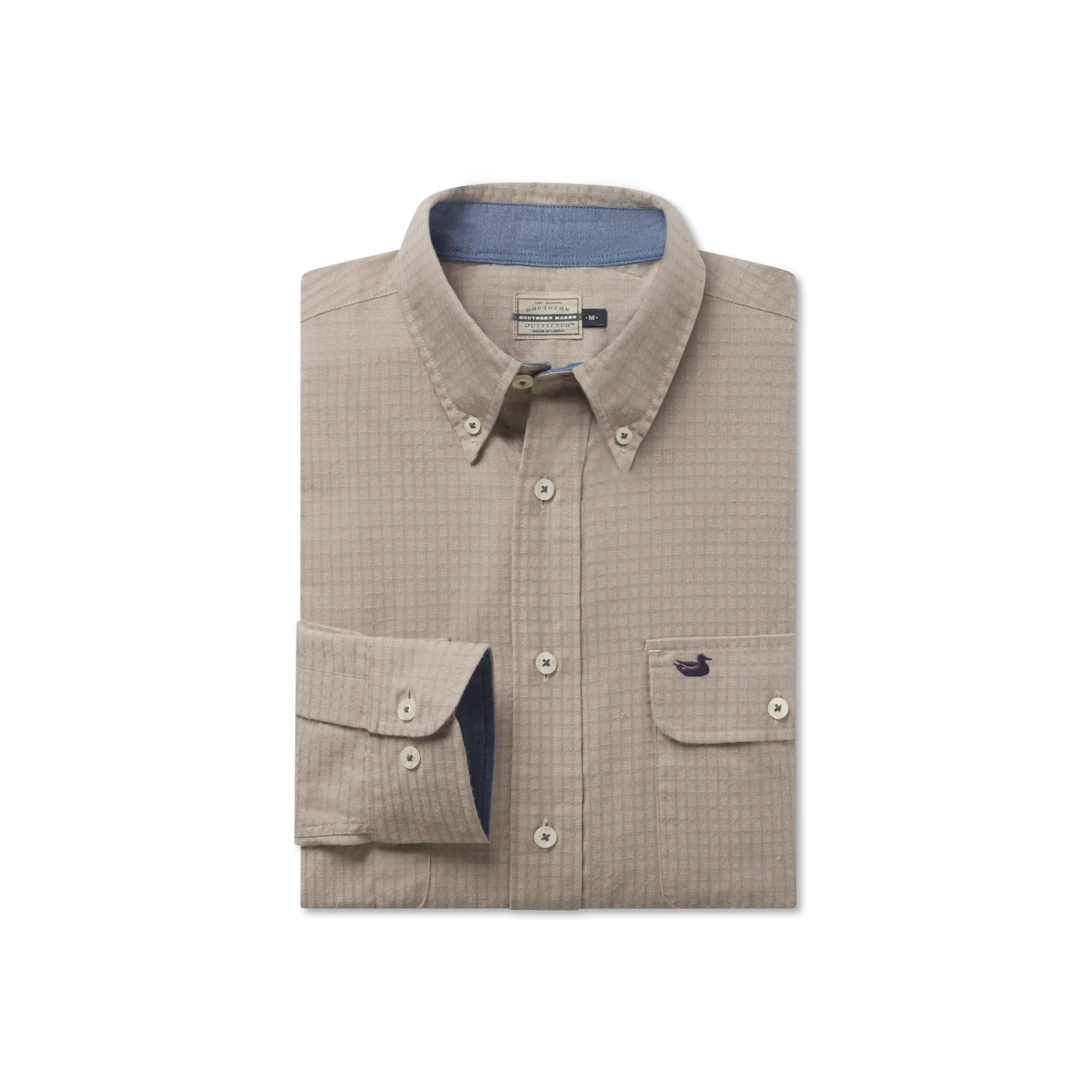 Leeward Textured Grid Shirt