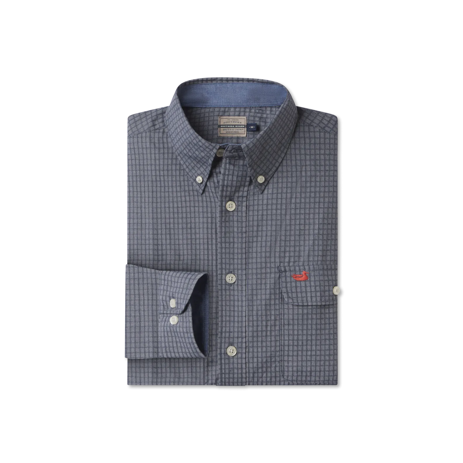 Leeward Textured Grid Shirt